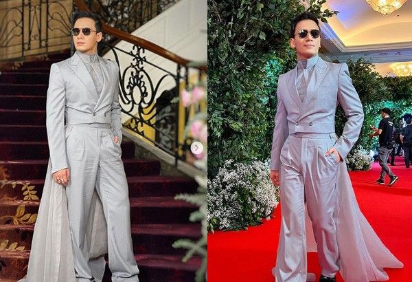 'Prince' Erik Santos wears suit with train for first time at ABS-CBN Ball 2023