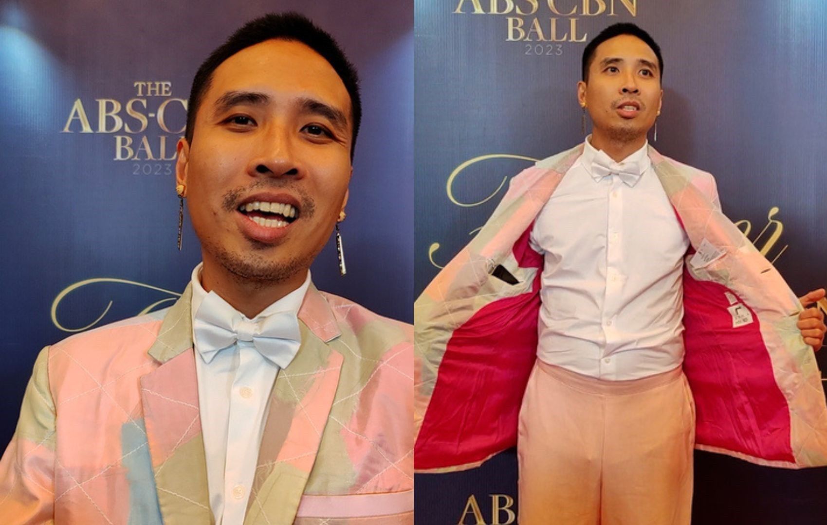 Pepe Herrera champions sustainable fashion with ukay shoes, wife's earrings thumbnail