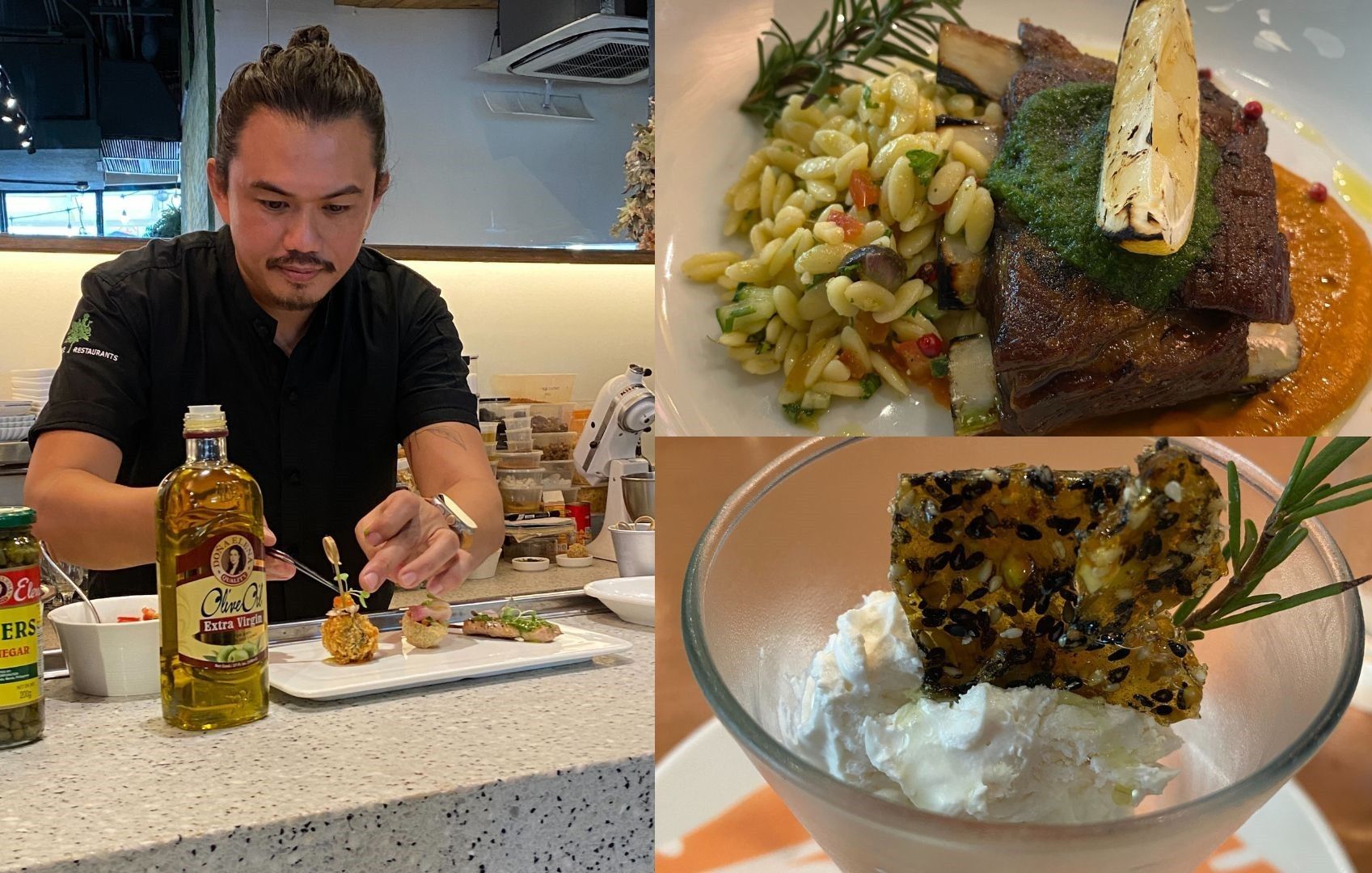 Chef Kalel Chan's must-try dishes, dessert that use olive oil