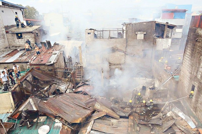 Quezon City fire leaves 16 families homeless