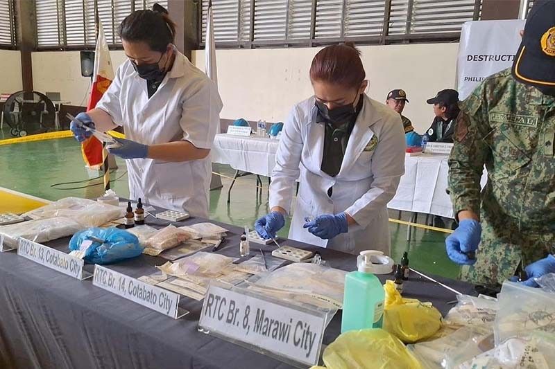 P30-M worth of illegal drugs burned in Sultan Kudarat symbolic rite