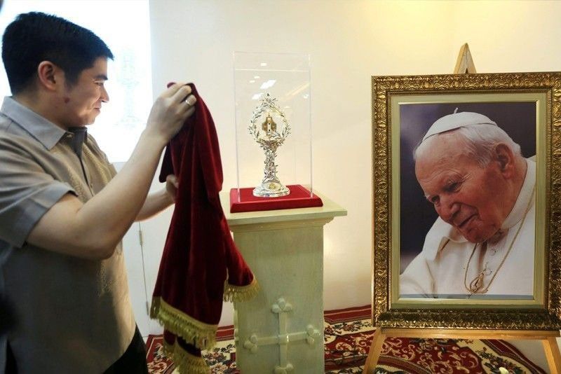 St. John Paul IIâ��s relic on display today