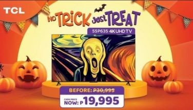 No trick, just treat! Get a 55-inch UHD TV from TCL for only P19,995!