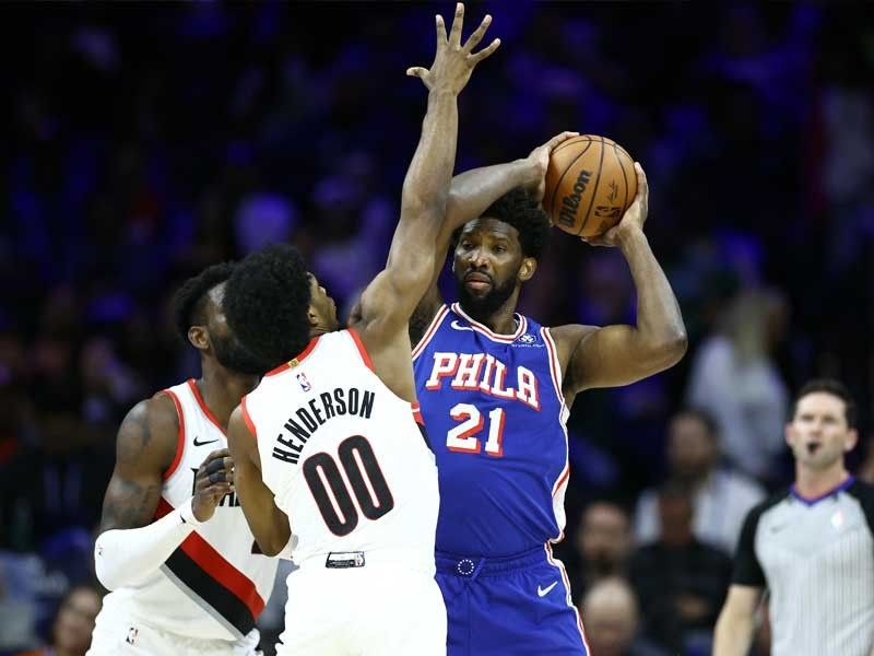 Embiid dominates with 35-15-7-6 statline as Sixers destroy Blazers ...