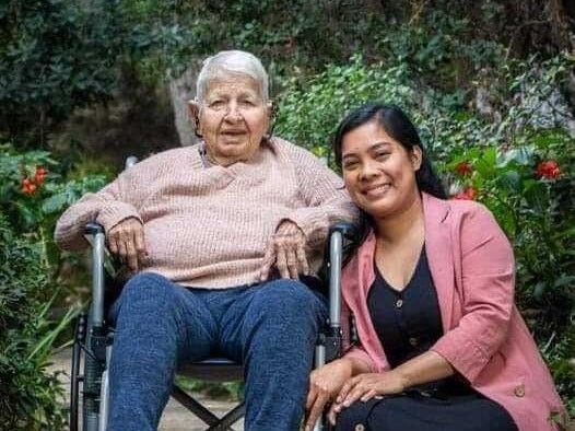 Filipino caregiver vows to stand by 95-year-old Israeli employer until the end