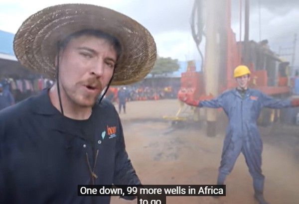 MrBeast builds 100 wells across Africa