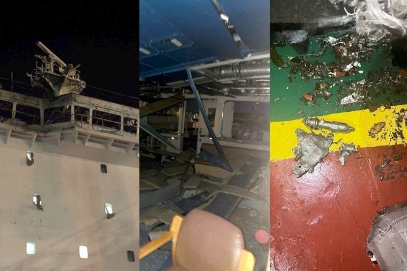 Russian missile tumama sa cargo ship: 4 Pinoy sugatan
