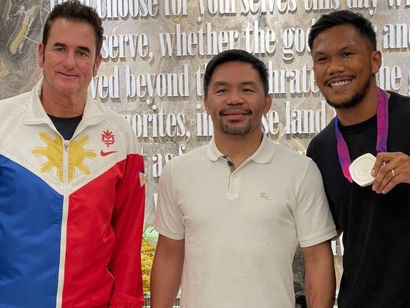 Pacquiao wants Marcial pro fight in Manila before Paris Olympics