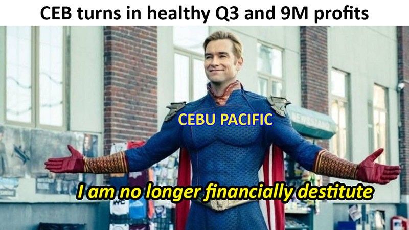 Cebu Pacific Q3 profit: P1.3-B