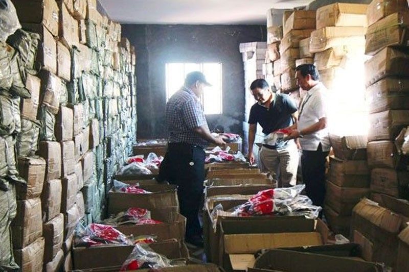 Seized fake goods to hit record high this year