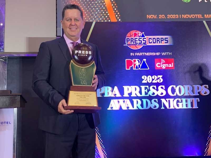 Dalupan still the 'GOAT', PBA Press Corps awardee Tim Cone insists