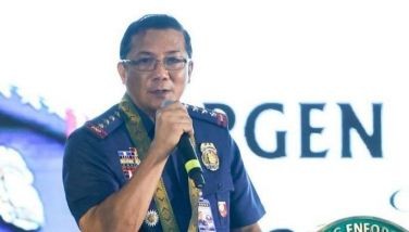 Philippine National Police (PNP) chief Gen. Benjamin Acorda attends the 21st anniversary celebration of The Philippine Drug Enforcement Agency (PDEA) with the theme &quot;A Drug-Free Life for Every Juan&quot; at the PDEA national headquarters in Quezon City on July 3, 2023. 