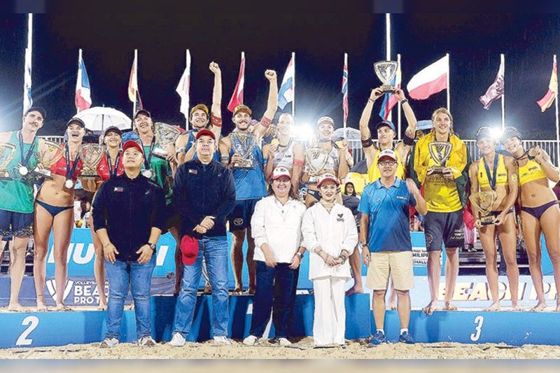 Austrians reign in Nuvali world beach volley