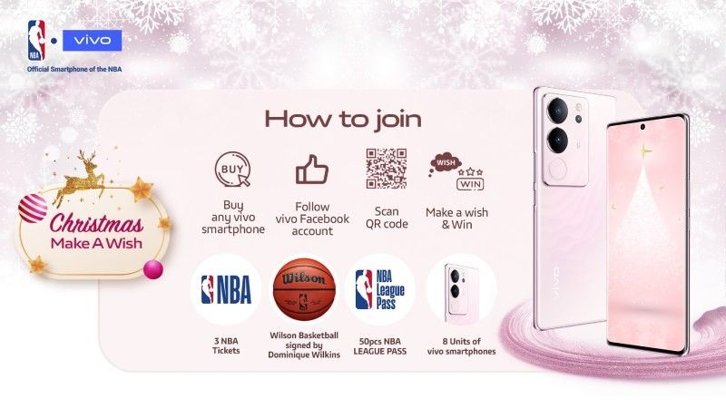 Heads up, hoops fans! You can score NBA tickets with this vivo Christmas raffle