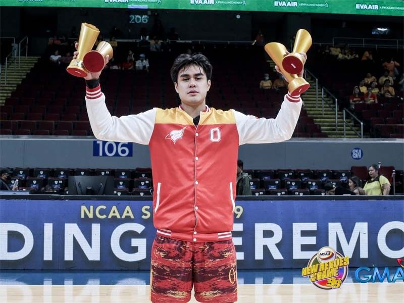 Rookie Clint Escamis of Mapua crowned NCAA MVP