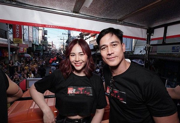 Piolo Pascual, Janella Salvador spark excitement in Batangas with 'Mallari' motorcade, fancon