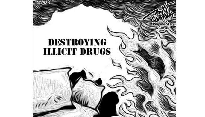 EDITORIAL &mdash; Sunugin, makukumpiskang illegal drugs nang walang ma-recycle