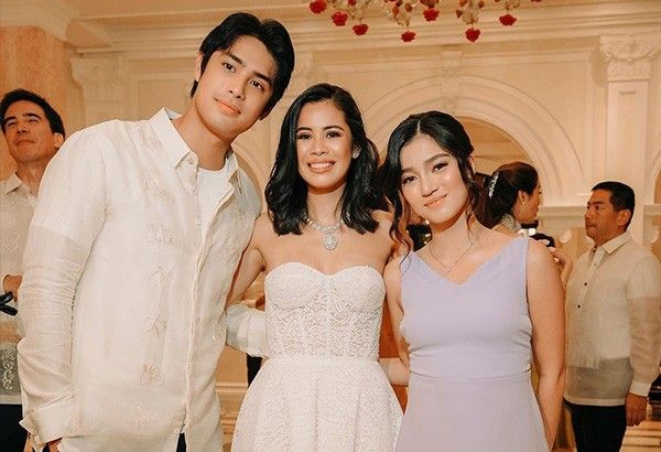Belle Mariano attends wedding of Donny Pangilinan's sister