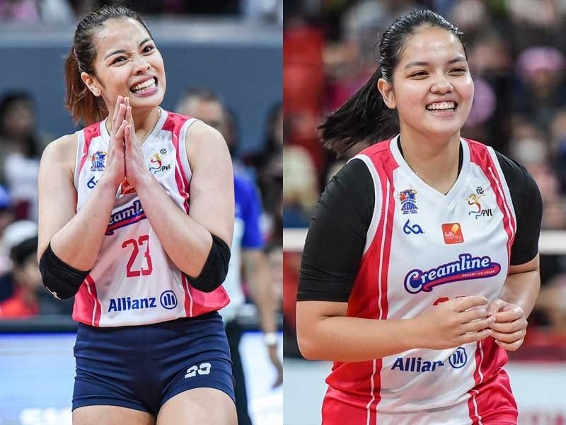 Creamlineâ��s Jema Galanza ecstatic to finally share court with sister Mafe