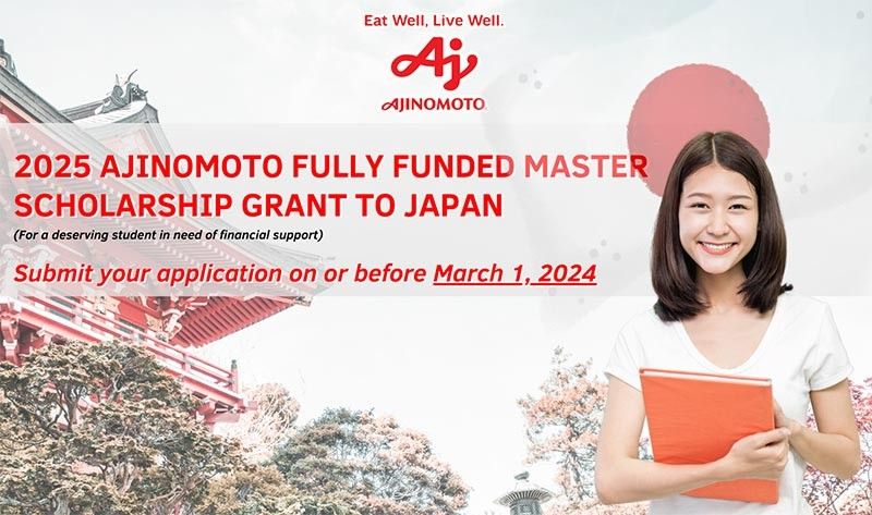 Ajinomoto offers post-graduate scholarship on food technology and nutrition education in Japan