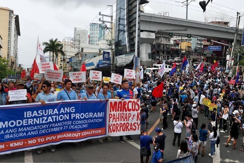 Transport groups begin 2-week strike vs jeepney phaseout
