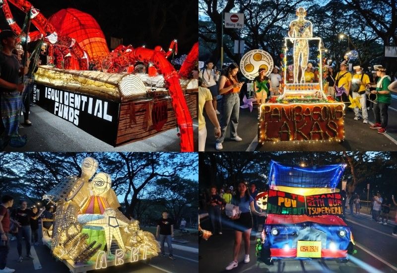 In photos: Artistry, activism in full display at UP Lantern Parade 2023