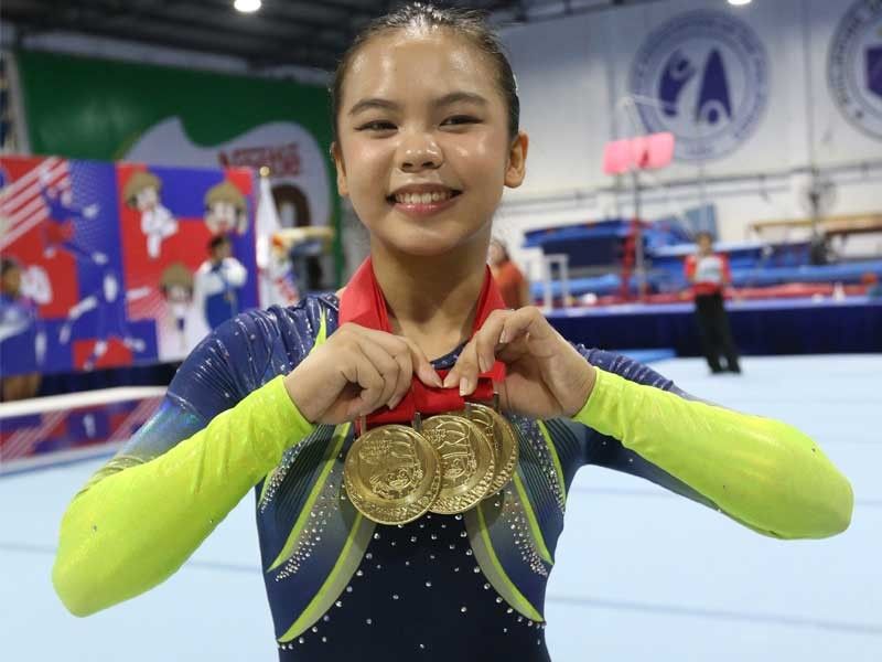 BiÃ±an gymnast shines in Batang Pinoy womenâs artistic gymnasticsÂ 