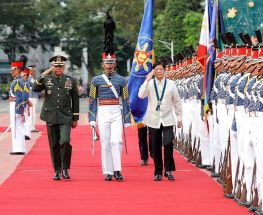 President Ferdinand Marcos Jr. attends the Armed Forces of the Philippines' 88th anniversary in Quezon City, December 21, 2023. The anniversary is anchored on the theme,  &acirc;AFP@88: Rising over the Challenges in Service to the Nation.&acirc; 