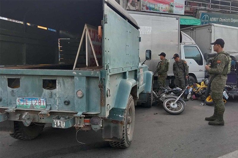 2 market-goers dead, 3 hurt as civilian drives army vehicle in Davao City