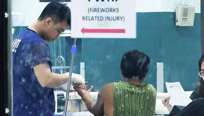 DOH logs 28 new fireworks, stray bullet injuries as total reaches 585