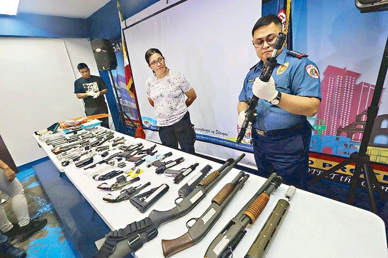 Gun, grenade cache seized in San Juan home