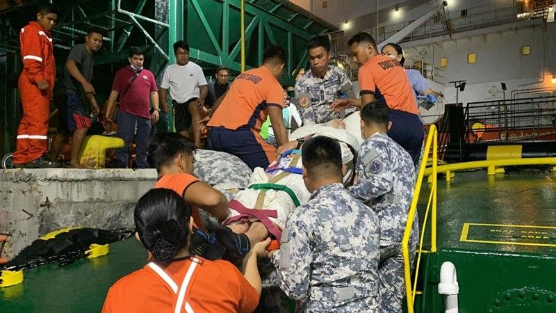 Coast Guard evacuates German suffering stroke aboard ship near Pangasinan