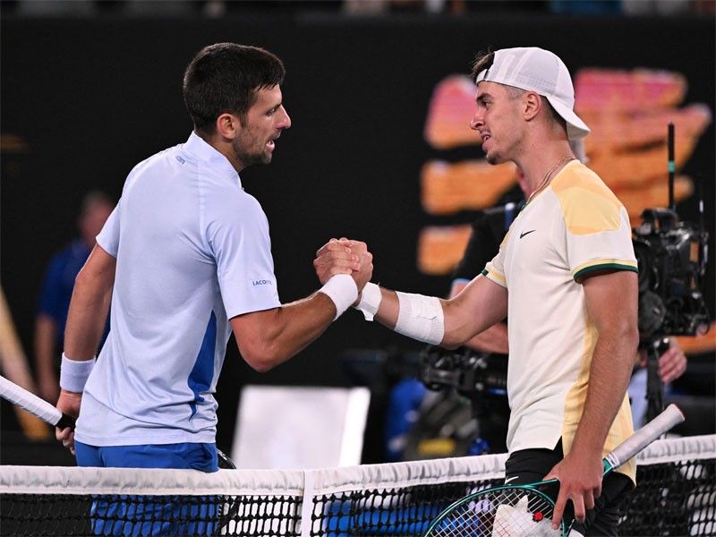 'Incredible' teen qualifier takes set off Djokovic at Australian Open thriller