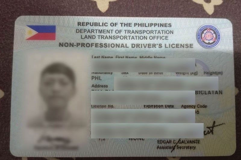 LTO declares âstate of emergencyâ on plastic driverâs license