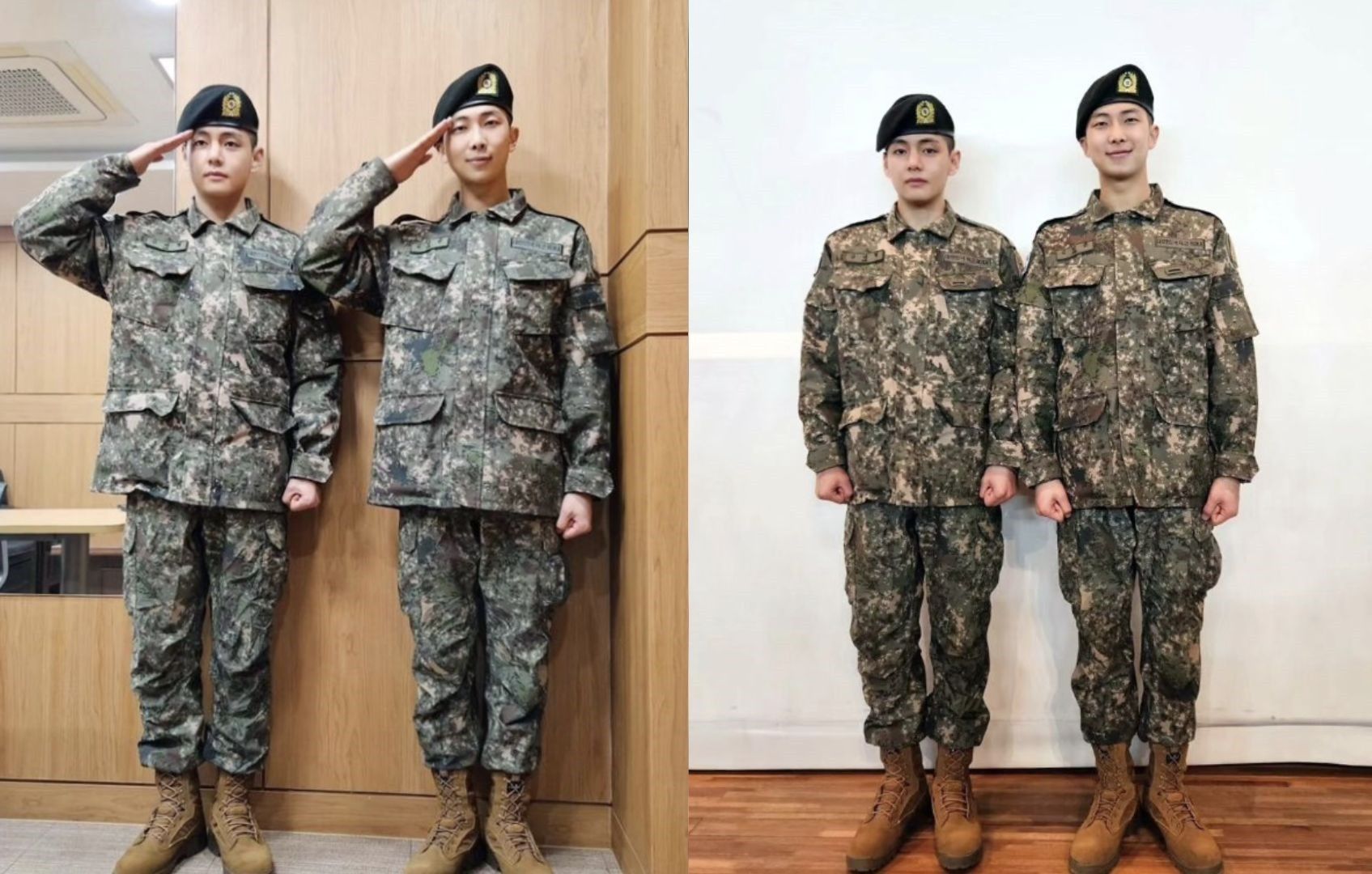 BTS' RM, V receive elite awards after completing basic military training