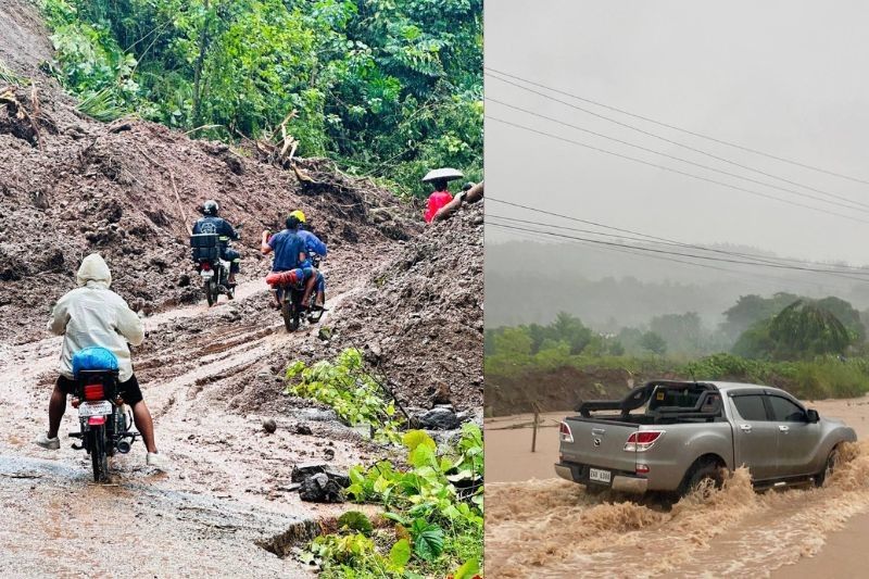 7 patay matapos landslide, pagbaha dulot ng CARAGA, Davao shear line