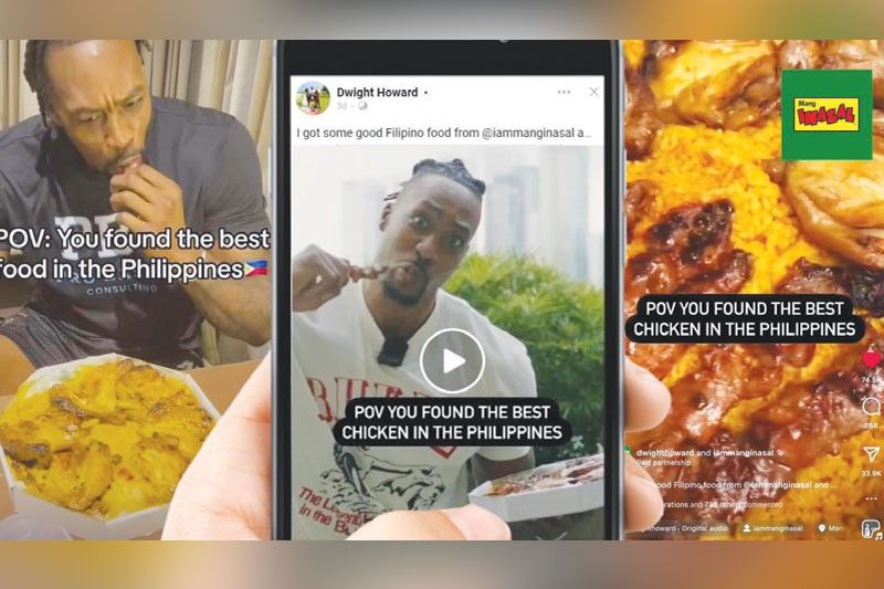 NBA Superman, nag-trending sa pagkain ng mang inasal