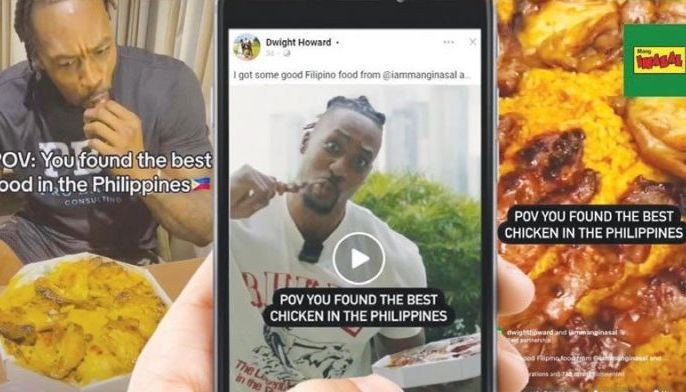 NBA Superman, nag-trending sa pagkain ng mang inasal