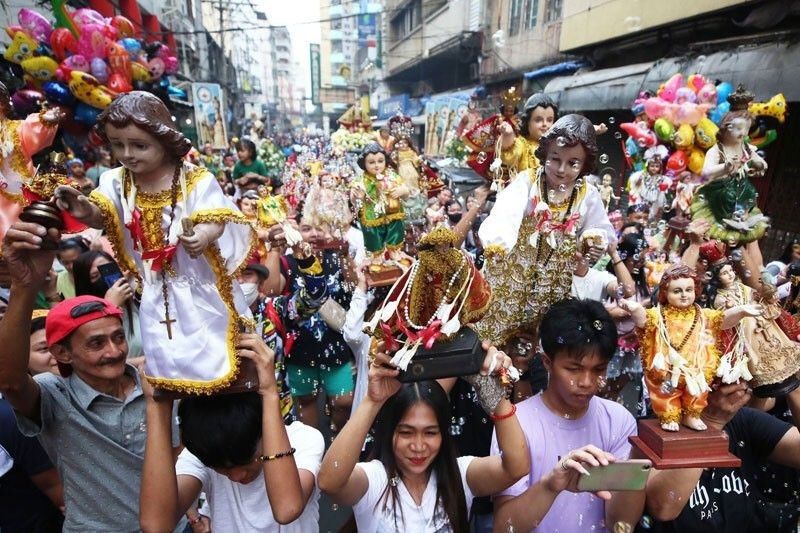 Pista ng Sto. NiÃ±o de Tondo dinagsa, naging mapayapa