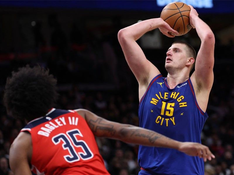 Jokic drops season-high 42 points as Nuggets counter Wizards