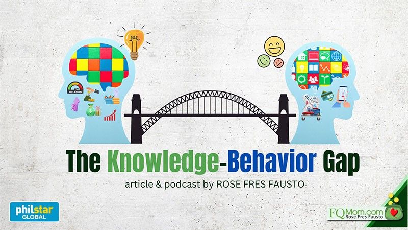 The knowledge-behavior gap