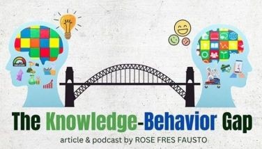 The knowledge-behavior gap