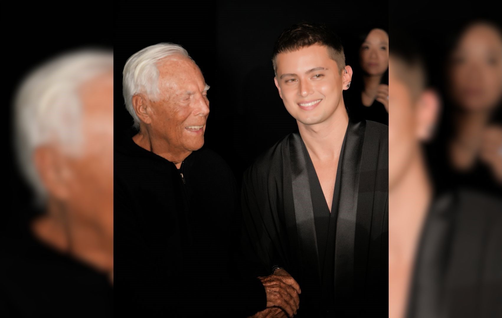 James Reid meets Giorgio Armani at Milan Fashion Week