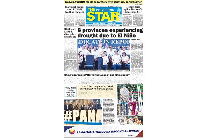 The STAR Cover January 26 2024 Philstar Com   Aasas 2024 01 25 22 29 43 