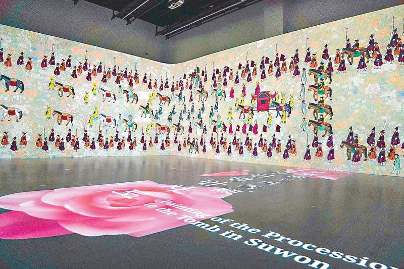 Exhibit offers immersive digital Korean art
