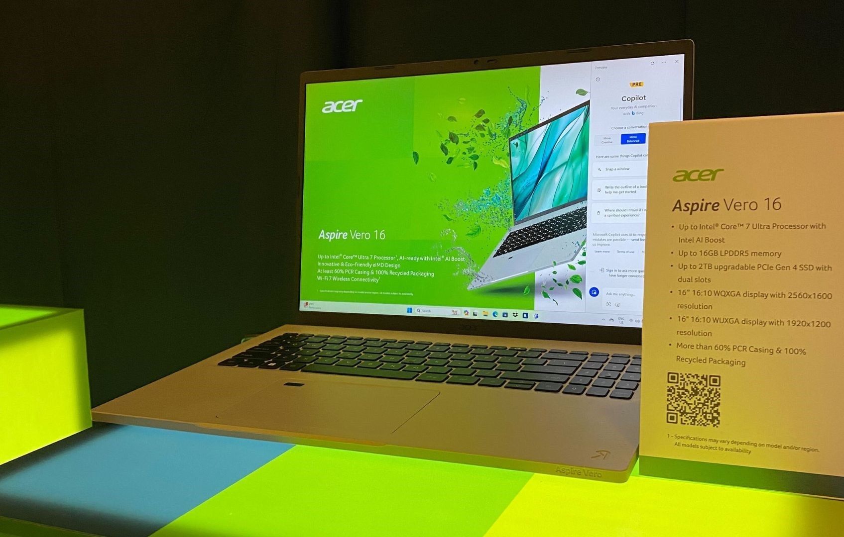Acer 2024 product line include revamped laptops with AI, recycled material and home essentials