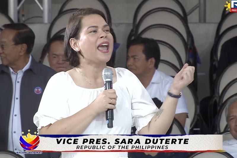 Sara Duterte attends â��Bagong Pilipinasâ�� rally, supports action vs Charter change