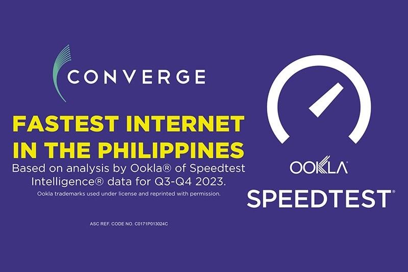 Converge dominates Ooklaâ��s Speedtest Awards, now reigns as Philippines' fastest internet
