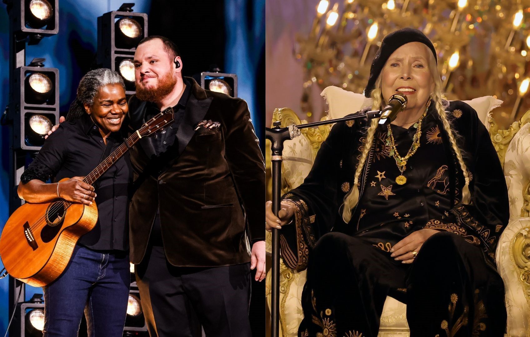 Joni Mitchell, Tracy Chapman deliver emotional Grammys 2024