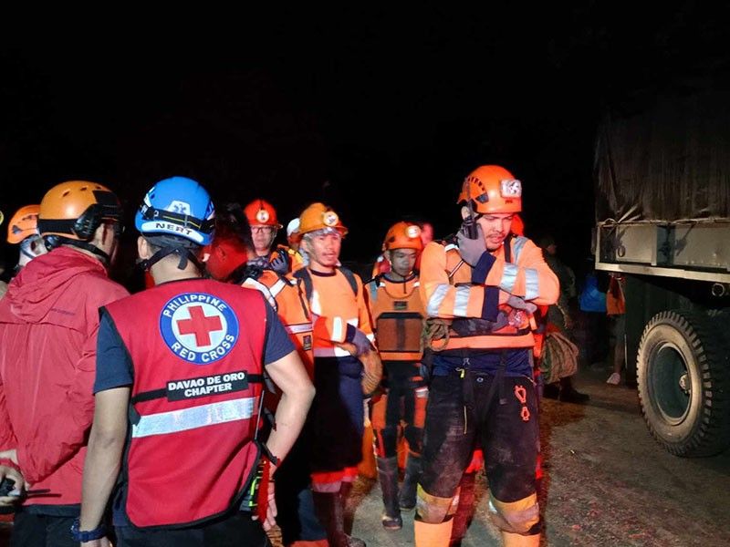 11 injured after landslide buries two buses in Davao de Oro